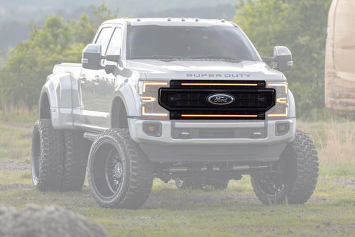 2020-2022 Ford Super Duty F250 White or Amber LED DRL XBG Grill Light Assembly