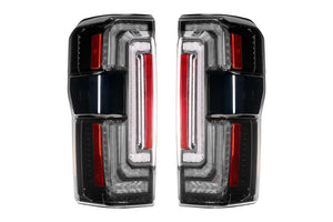 2023-2026+ Ford Super Duty F250 Red Smoked LED Tail Lights
