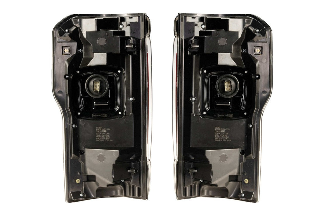 2023-2026+ Ford Super Duty F250 Red Smoked LED Tail Lights