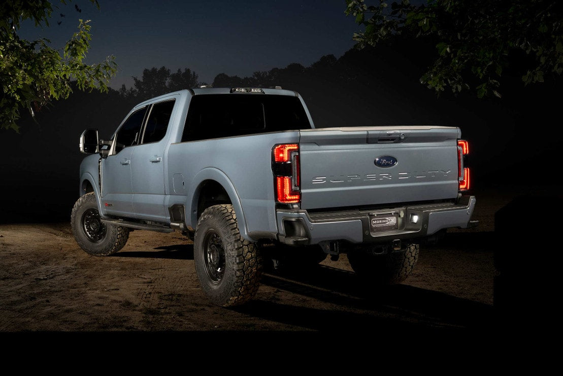 2023-2026+ Ford Super Duty F250 Red Smoked LED Tail Lights
