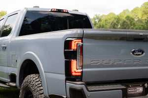 2023-2026+ Ford Super Duty F250 Red Smoked LED Tail Lights