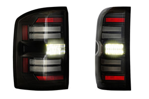2014-2019 Chevrolet Silverado Red or Smoked LED Tail Lights - Fits all models