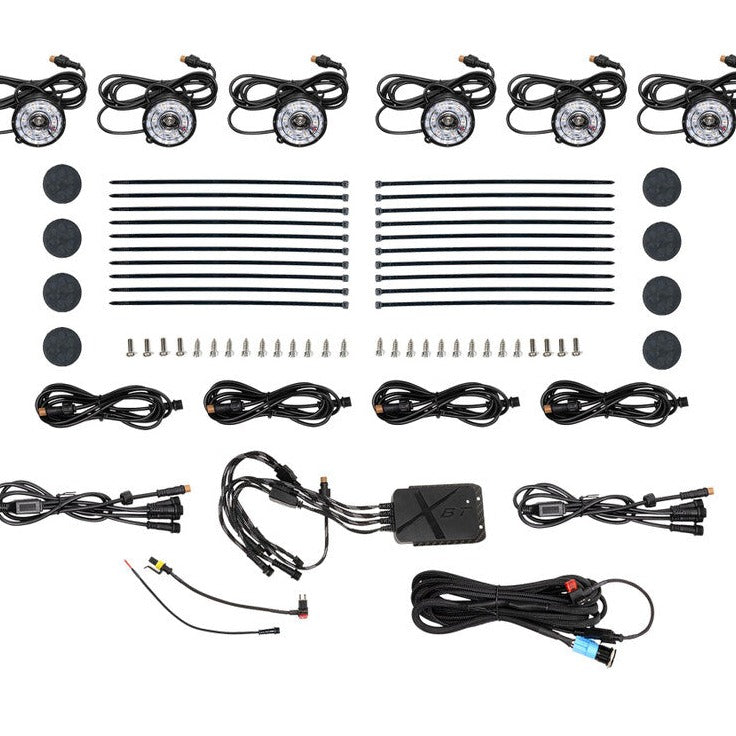 Morimoto Color-Changing RGB LED Magnetic Mount Rock Lights Kit