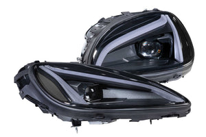 2005-2013 Chevrolet C6 Corvette XB LED DRL Projector Headlights - C8 Design