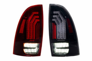 2005-2015 Toyota Tacoma Red Smoked LED Tail Lights - Fits all models