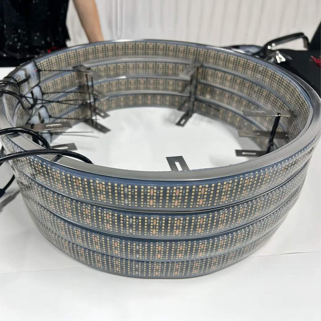 14 Row Pure White LED Wheel Ring Lights Kit