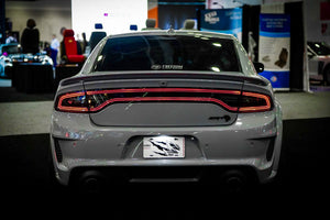 2015-2023 Dodge Charger Alpharex Nova LED Projector Headlights (Alpha Black)