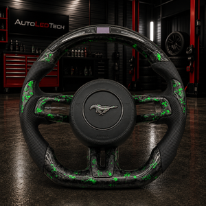2015-2023 Ford Mustang Carbon Fiber Steering Wheel