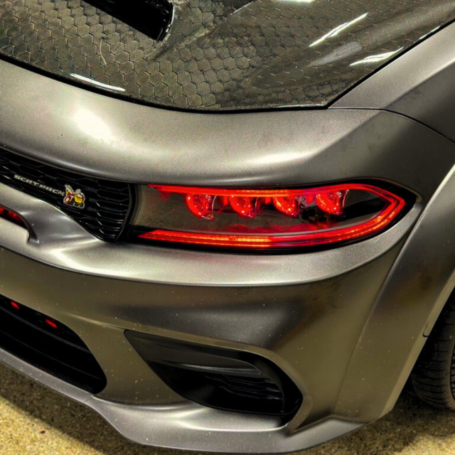 2015-2023 Dodge Charger Alpharex RGBW FLOW SERIES LED DRL Headlights