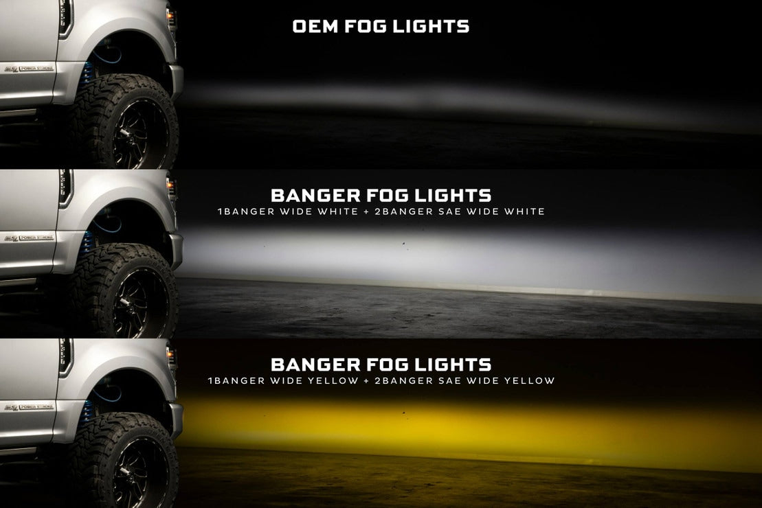 2020-2022 Ford Super Duty 4Banger LED Fog Light Pods