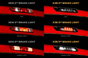 2007-2014 GMC Chevy Sierra Silverado Smoked LED 3rd Brake Light