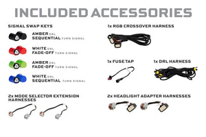 2009-2021 Nissan 370z XRGB EVO LED DRL Projector Headlights