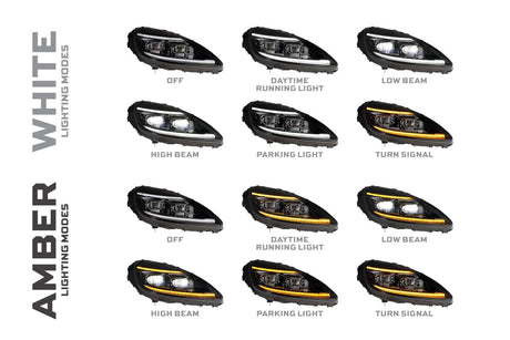 2005-2013 Chevy C6 Corvette XB EVO LED Headlights - AutoLEDTech.com