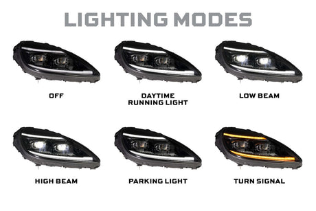 2005-2013 Chevy C6 Corvette XB EVO LED Headlights - AutoLEDTech.com