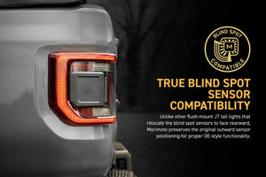 2020-2026+ Jeep Gladiator JT Smoked XB LED Tail Lights - Low Profile - AutoLEDTech.com