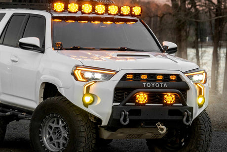 2014-2024 Toyota 4Runner Amber LED XBG DRL Grill Light Assembly - AutoLEDTech.com