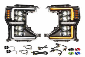 2017-2019 to 2020-2022 Ford Super Duty Headlight Front End Conversion Kit - AutoLEDTech.com