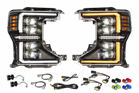 2017-2019 to 2020-2022 Ford Super Duty Headlight Front End Conversion Kit - AutoLEDTech.com