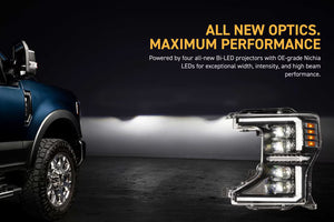 2020-2022 Ford Super Duty XB EVO LED DRL Projector Headlights - AutoLEDTech.com