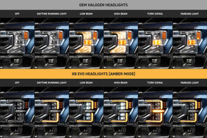 2020-2022 Ford Super Duty XB EVO LED DRL Projector Headlights - AutoLEDTech.com