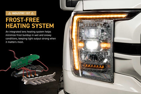 2021-2023 Ford F150 EVO XB LED DRL Projector Headlights