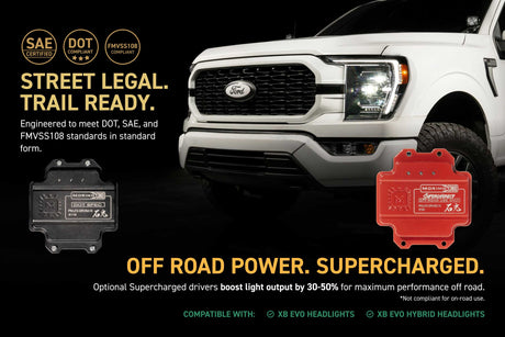 2021-2023 Ford F150 EVO XB LED DRL Projector Headlights
