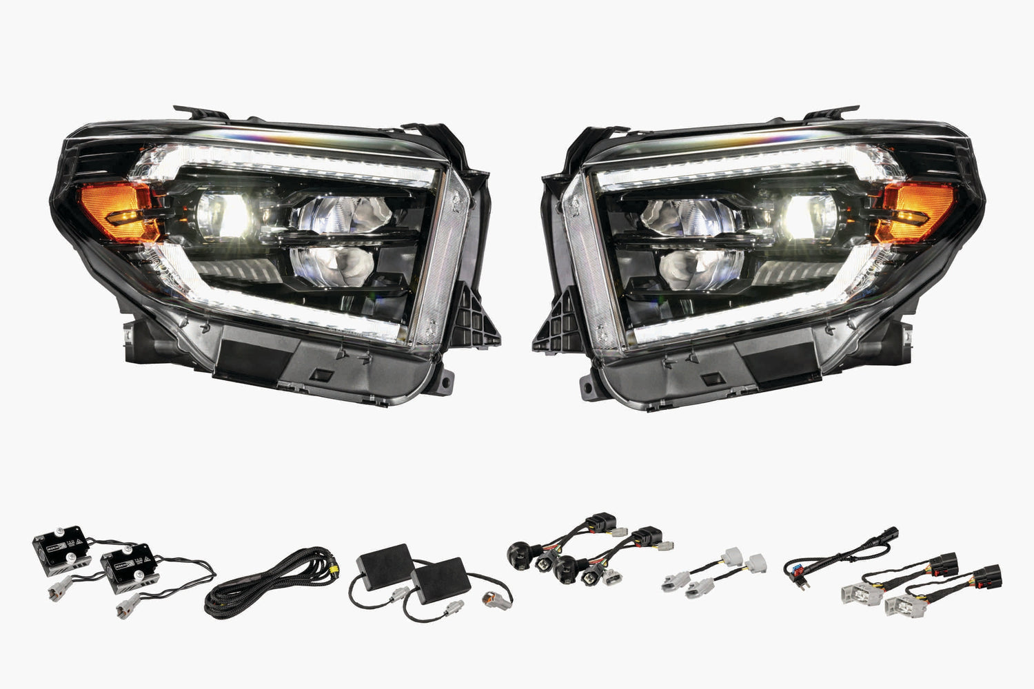 14-21 Toyota Tundra Morimoto XB Evo Hybrid LED Headlights - AutoLEDTech.com