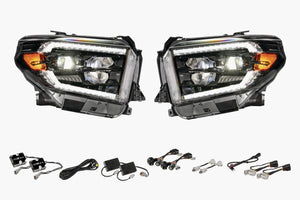 14-21 Toyota Tundra Morimoto XB Evo Hybrid LED Headlights - AutoLEDTech.com