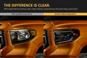 14-21 Toyota Tundra Morimoto XB Evo Hybrid LED Headlights - AutoLEDTech.com