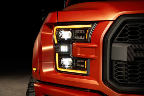 2015-2020 Ford F-150 & Raptor XB EVO LED DRL Projector Headlights - AutoLEDTech.com