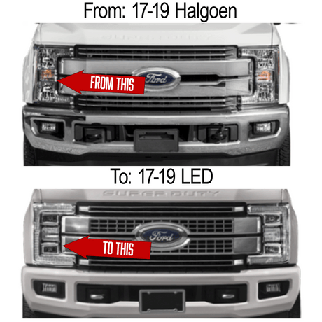 2017-2019 Ford Super Duty LED Headlight Conversion Harness (Pair) - AutoLEDTech.com
