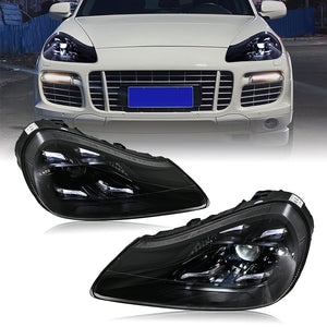 2007-2010 Porsche Cayenne 957 Matrix LED DRL Projector Headlights