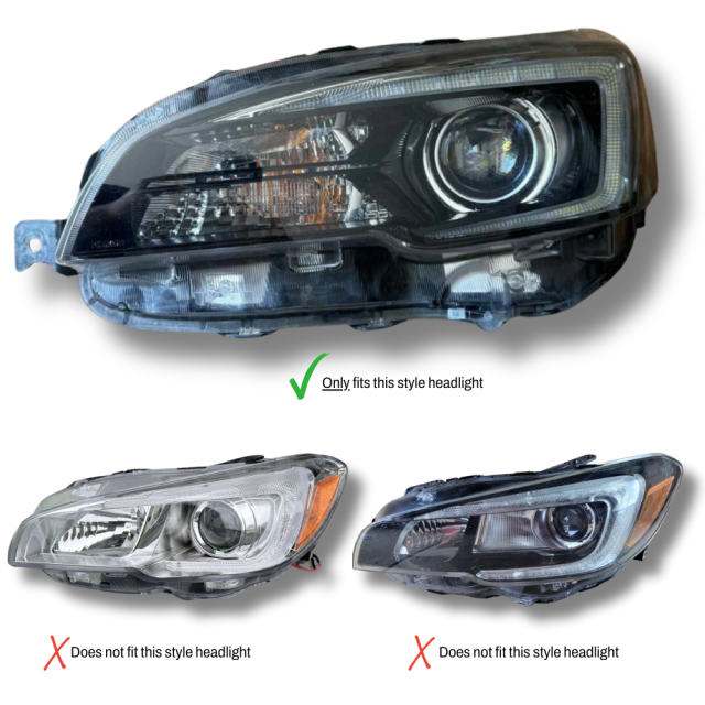 2018-2021 Subaru WRX STI RGBW Flow Series C-Bar LED DRL Board Halo Kit