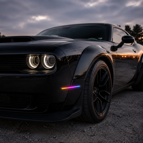 Dodge Challenger Widebody Flow Series side markers kit