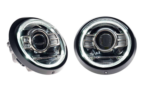 1964-1994 Porsche 911 912 964 Bi-LED DRL Projector Headlights - AutoLEDTech.com