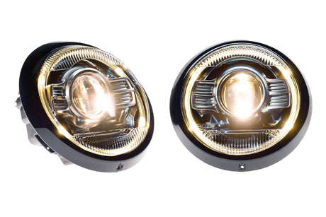 1964-1994 Porsche 911 912 964 Bi-LED DRL Projector Headlights - AutoLEDTech.com