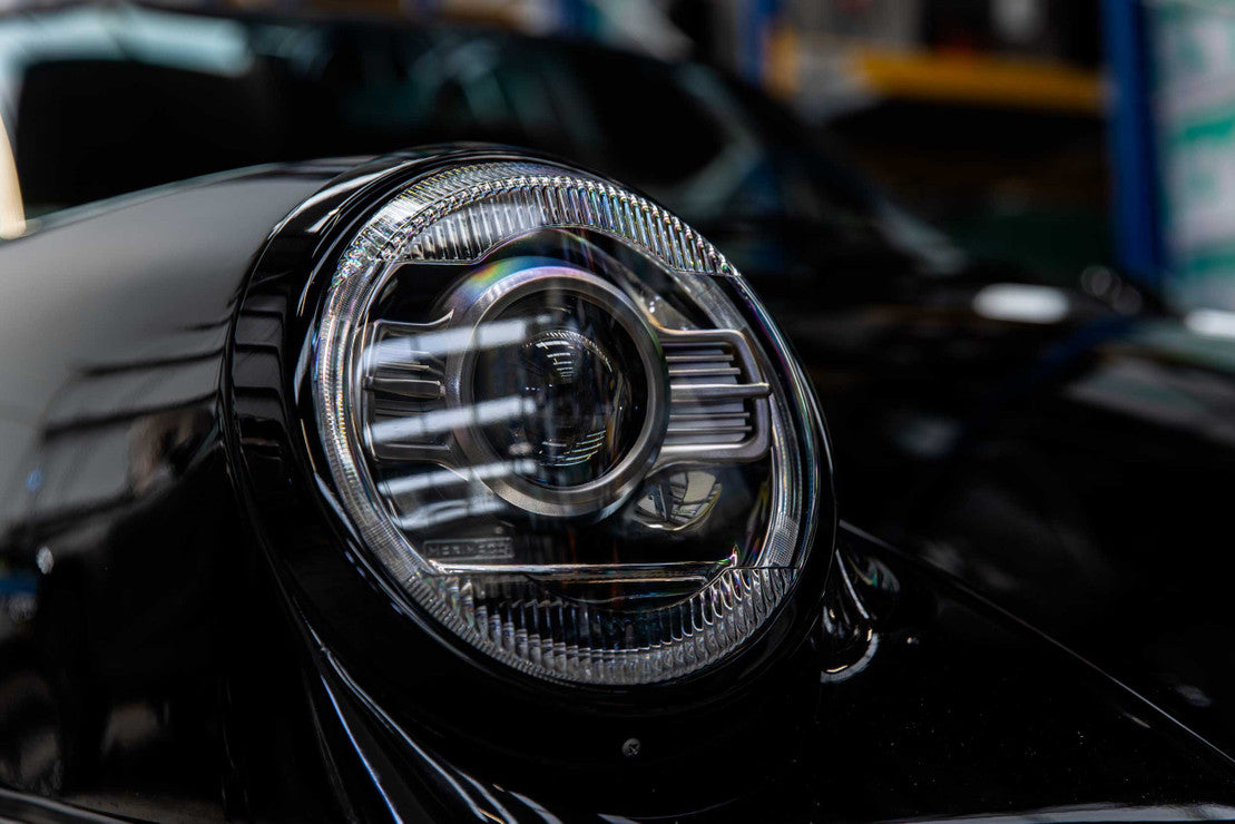 1964-1994 Porsche 911 912 964 Bi-LED DRL Projector Headlights - AutoLEDTech.com
