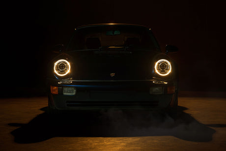 1964-1994 Porsche 911 912 964 Bi-LED DRL Projector Headlights - AutoLEDTech.com