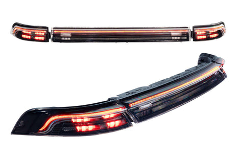 1994-1998 Porsche 911 993 Red or Smoked XB LED Tail Lights Assemblies - AutoLEDTech.com