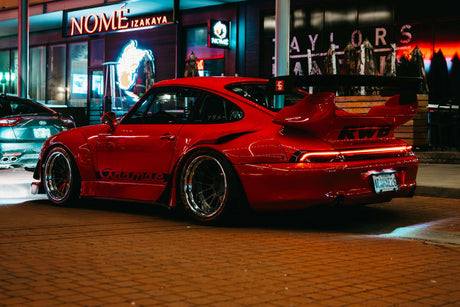 1994-1998 Porsche 911 993 Red or Smoked XB LED Tail Lights Assemblies - AutoLEDTech.com