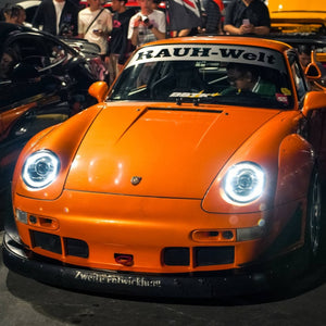 1994-1998 Porsche 993 911 XB LED DRL Projector Headlights - AutoLEDTech.com