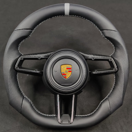 Mclaren 720S 765LT Custom Carbon Fiber Steering Wheel - AutoLEDTech.com