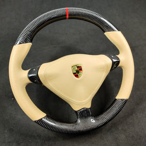 1995-2005 Porsche 996 993 986 Custom Carbon Fiber Steering Wheel - AutoLEDTech.com
