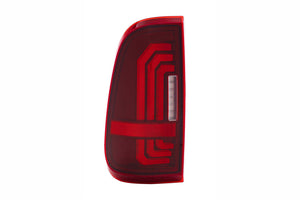 1999-2016 Ford F250 F350 Super Duty Red Smoked LED Tail Lights - AutoLEDTech.com