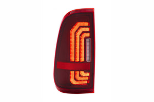 1999-2016 Ford F250 F350 Super Duty Red Smoked LED Tail Lights - AutoLEDTech.com
