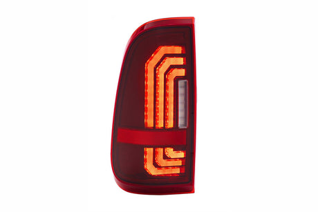 1999-2016 Ford F250 F350 Super Duty Red Smoked LED Tail Lights - AutoLEDTech.com