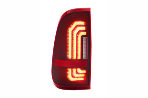 1999-2016 Ford F250 F350 Super Duty Red Smoked LED Tail Lights - AutoLEDTech.com