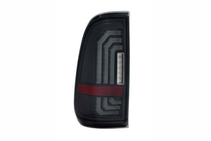 1999-2016 Ford F250 F350 Super Duty Red Smoked LED Tail Lights - AutoLEDTech.com