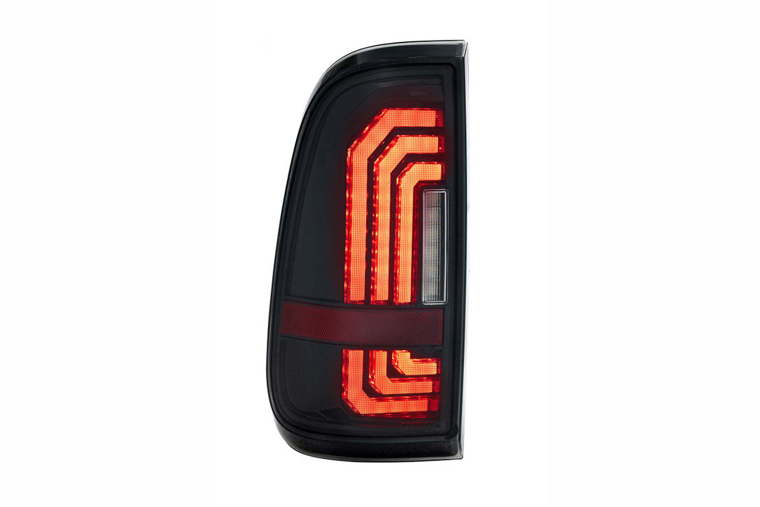 1999-2016 Ford F250 F350 Super Duty Red Smoked LED Tail Lights - AutoLEDTech.com