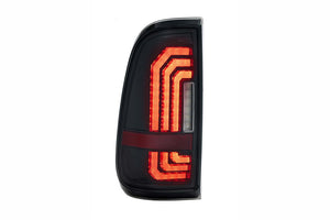 1999-2016 Ford F250 F350 Super Duty Red Smoked LED Tail Lights - AutoLEDTech.com